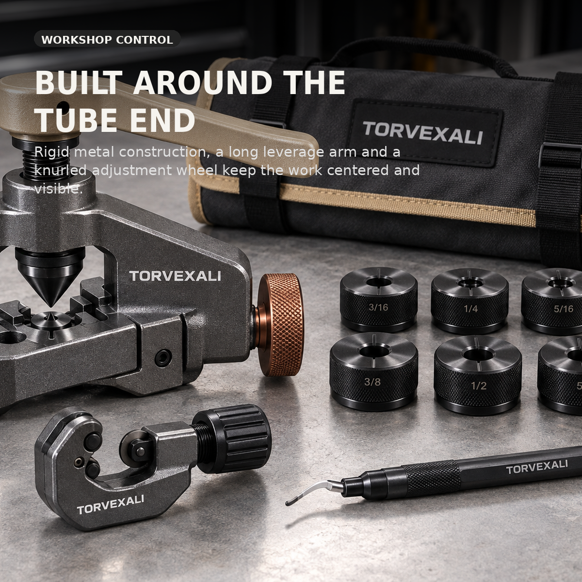 TORVEXALI Precision Tube Flaring & Forming Kit