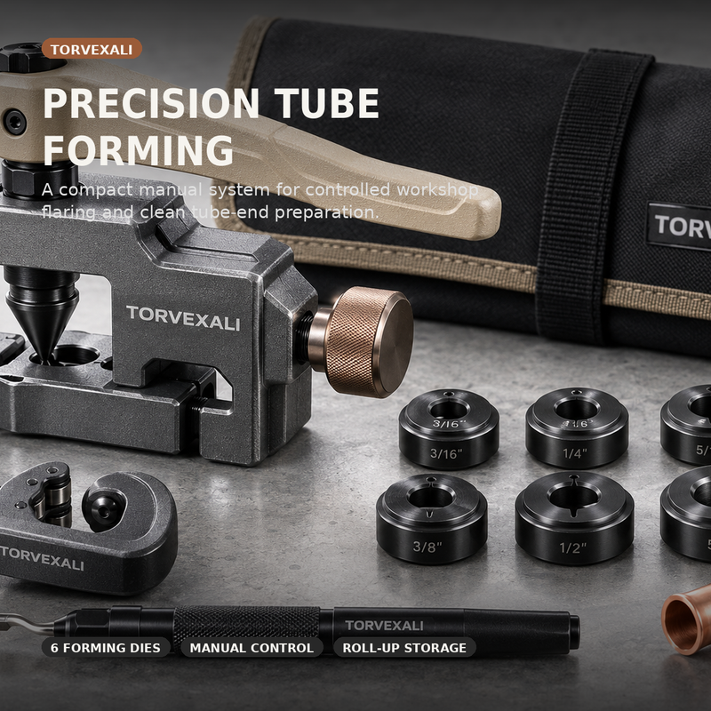 TORVEXALI Precision Tube Flaring & Forming Kit