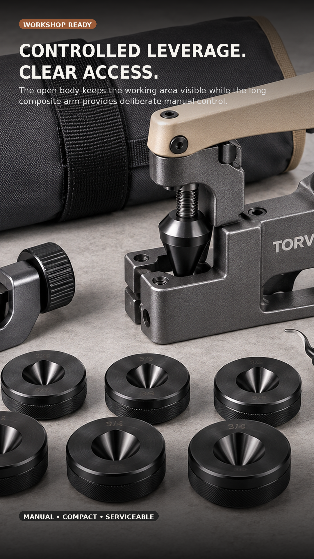 TORVEXALI manual tube forming tool