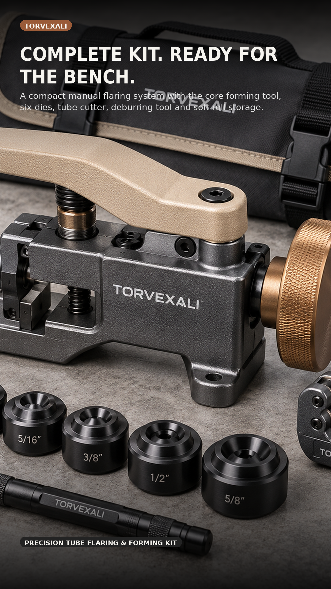 TORVEXALI full kit and roll organizer